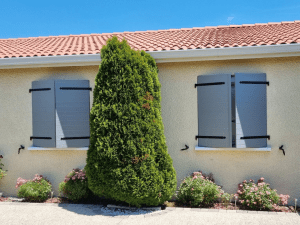 Réalisation Design Compo de volets battants composites